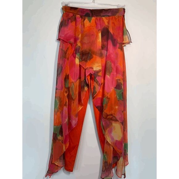 Cache Multicolor Scarf Draped Leggings Size Small - Picture 1 of 8